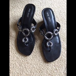 Nine West Blingy embellished sandals